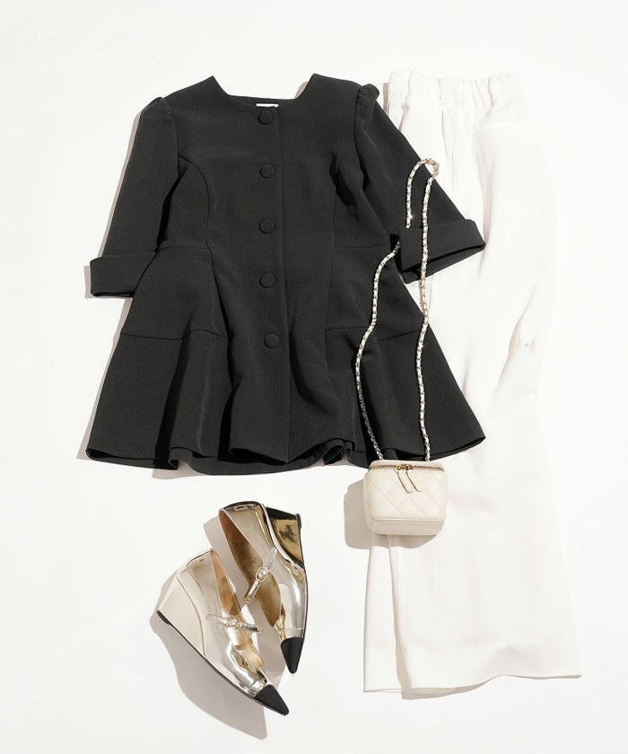 手洗い可セットアップ対応可かわいい上品きれいめ大人カジュアルオフィスフォーマルシンプル体型カバージョイントスペース