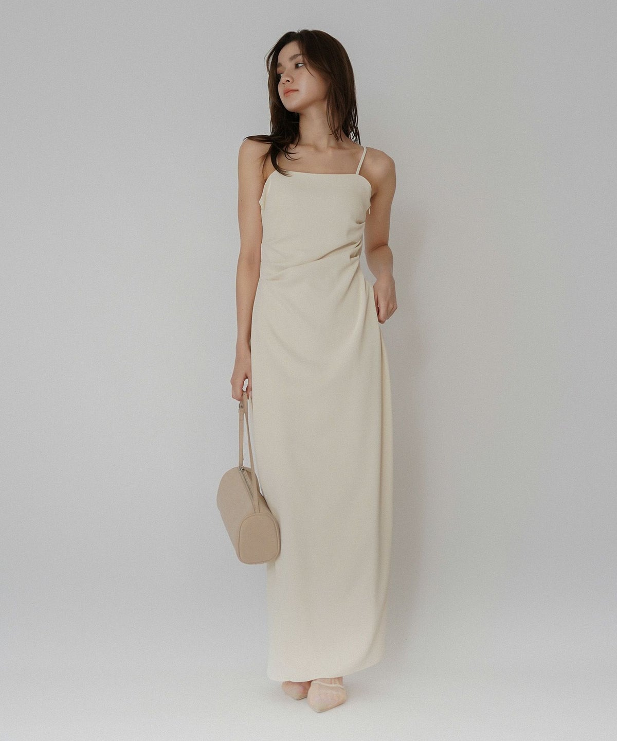 デザイン タック スリット キャミワンピース KINO THE KEI