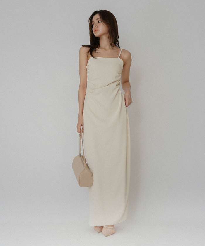 デザイン タック スリット キャミワンピース KINO THE KEI