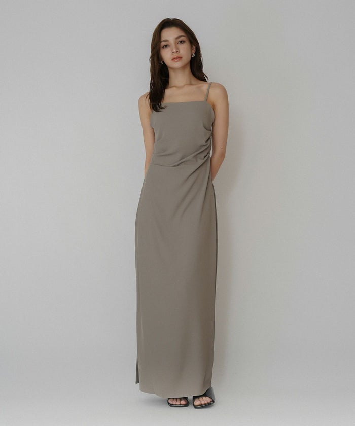 デザイン タック スリット キャミワンピース KINO THE KEI