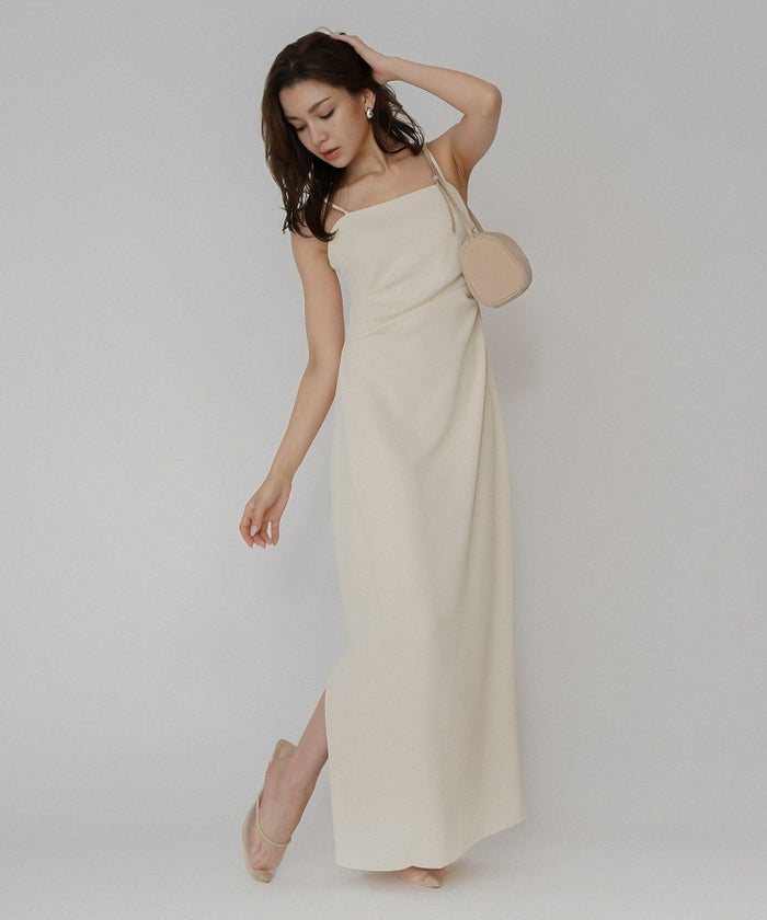 デザイン タック スリット キャミワンピース KINO THE KEI