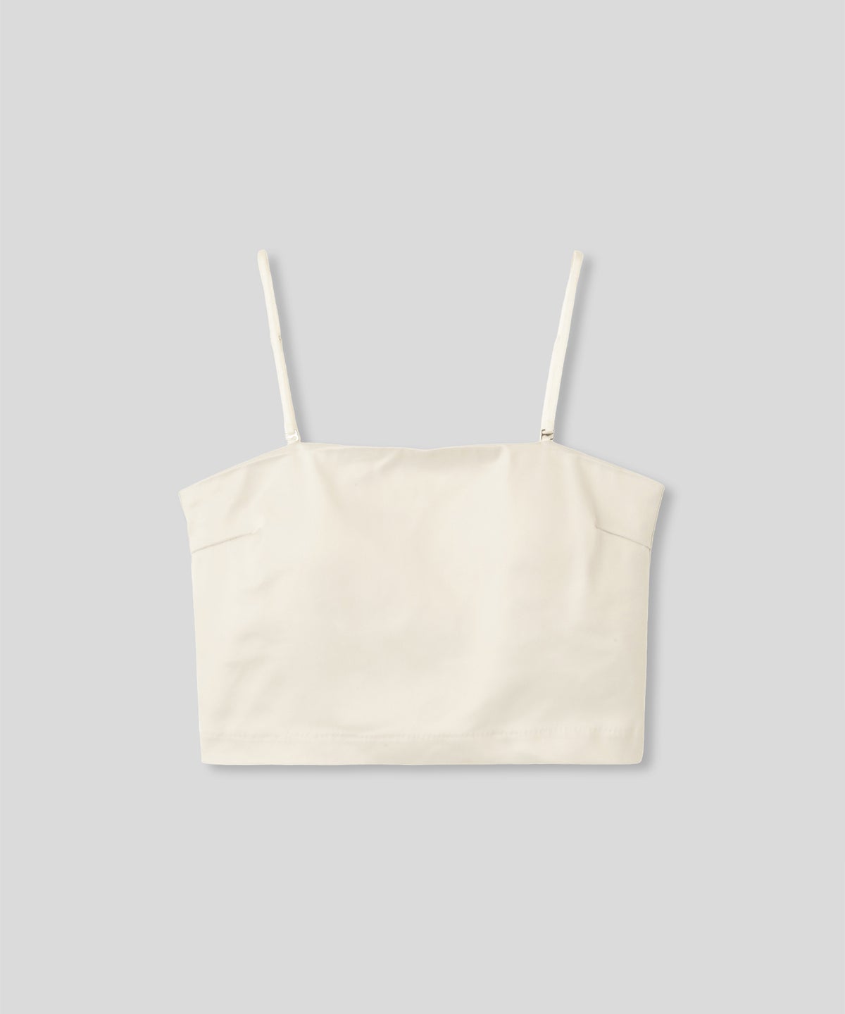 サテン クロップド カップ付き トップス KINO THE KEI