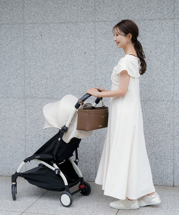 レディースバッグベビーカーバッグバギーバッグ洗えるポケット大容量保冷ペットボトルホルダーごみ入れ持ち運び3WAYベビーカー出産祝いママギフトプレゼントおしゃれペットカートバッグかわいい赤ちゃん新ママ子育て必要なものグレージュブラウン