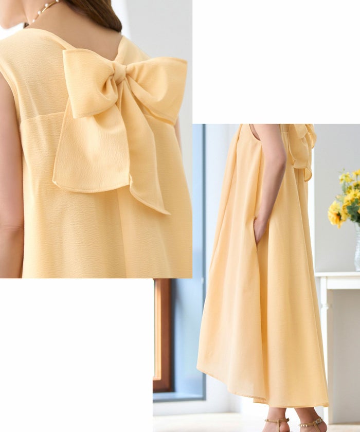 バックリボンサマーワンピースPrimaScherrer全3色｜psc371-0964【1】