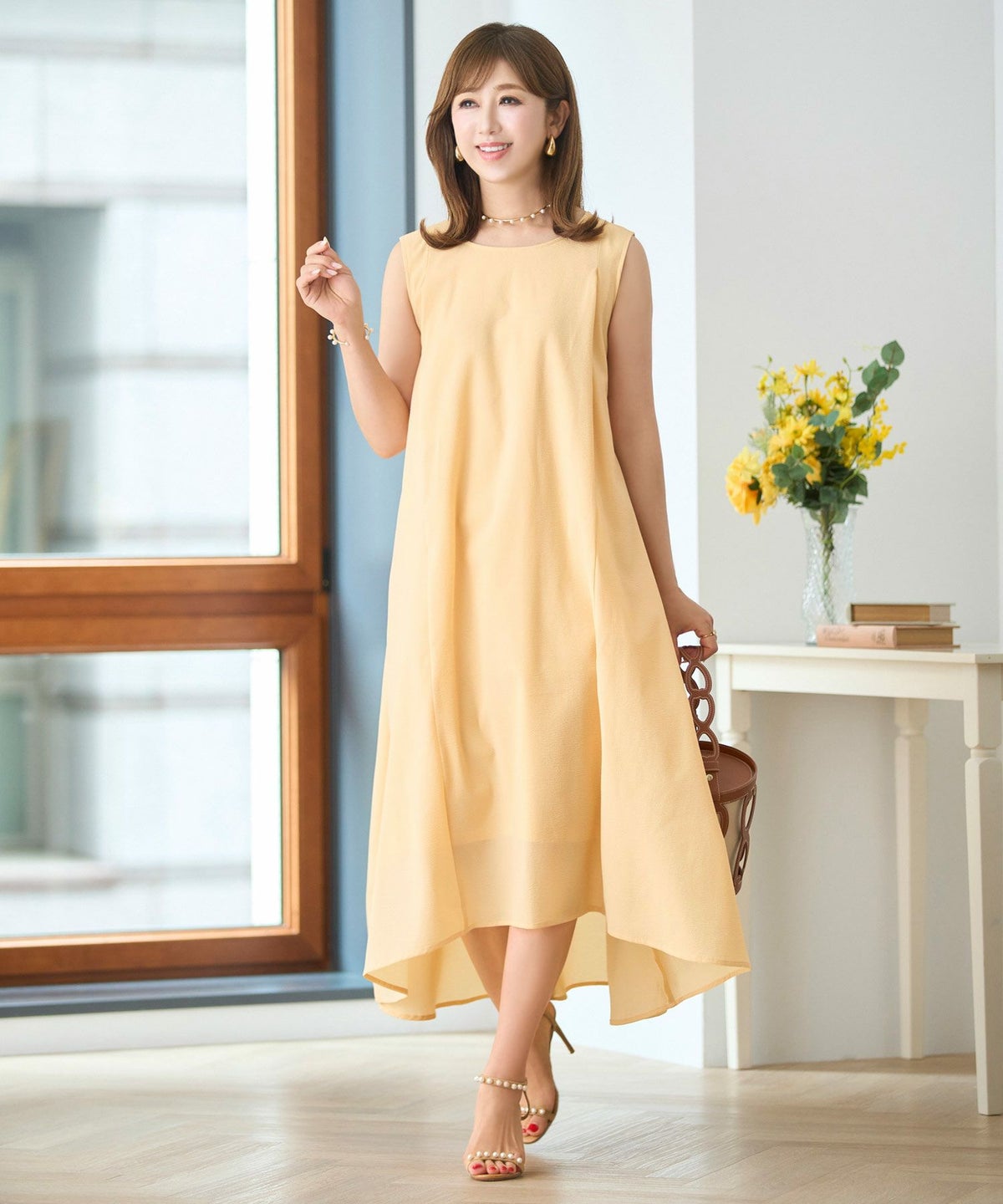 バックリボンサマーワンピースPrimaScherrer全3色｜psc371-0964【1】