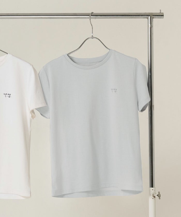 ノベルティ/Tシャツ/刺繍/グレー