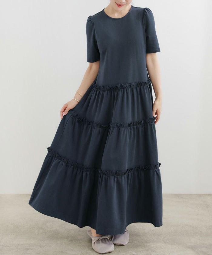 手洗い可かわいい上品きれいめ大人カジュアルシンプルリラックス旅行体型カバージョイントスペース