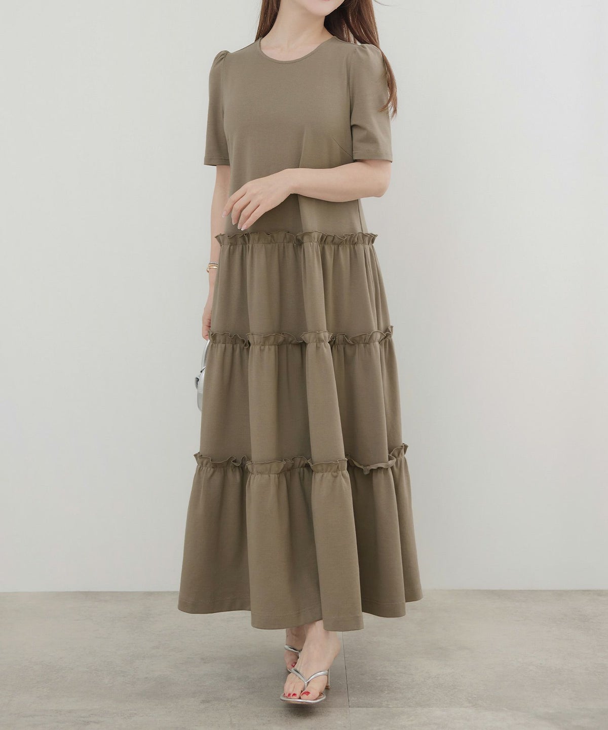 手洗い可かわいい上品きれいめ大人カジュアルシンプルリラックス旅行体型カバージョイントスペース