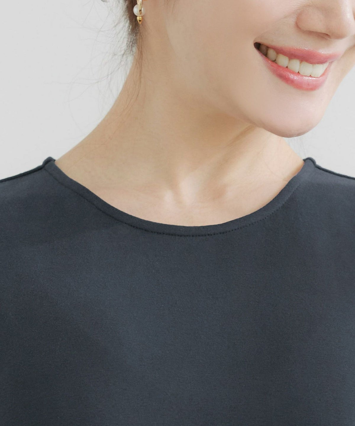 手洗い可かわいい上品きれいめ大人カジュアルシンプルリラックス旅行体型カバージョイントスペース