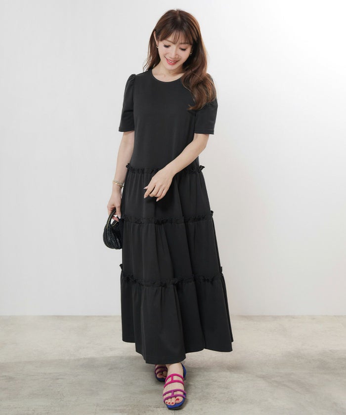 手洗い可かわいい上品きれいめ大人カジュアルシンプルリラックス旅行体型カバージョイントスペース