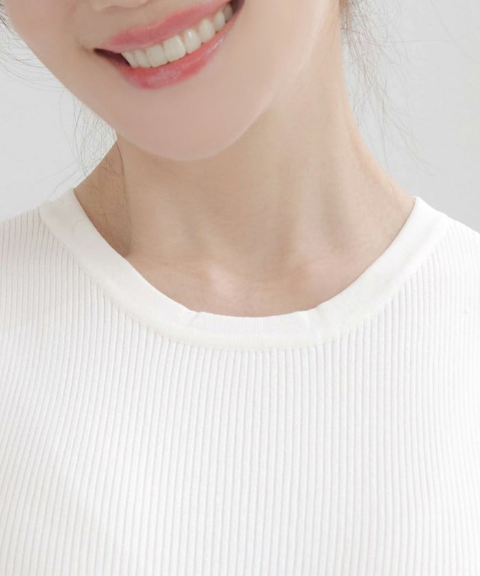 手洗い可かわいい上品きれいめ大人カジュアルシンプルノースリーブ異素材体型カバーフレアジョイントスペース