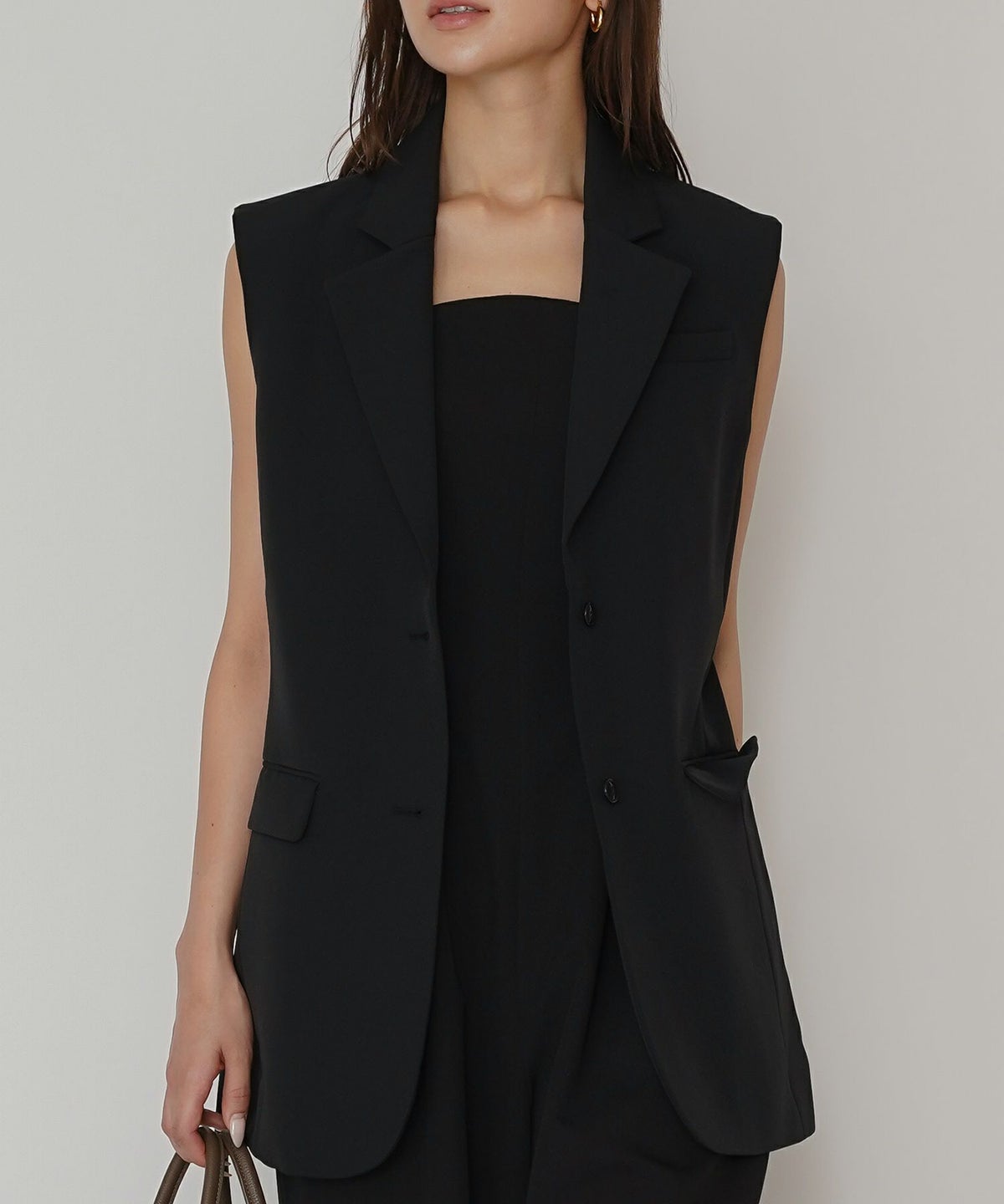 オーバー ショルダー ジレ KINO THE KEI 全3色｜ktk231-0104【1】