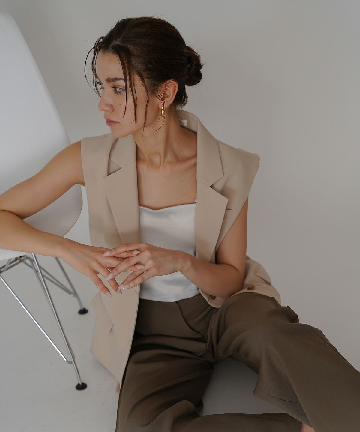 オーバー ショルダー ジレ KINO THE KEI 全3色｜ktk231-0104【1】