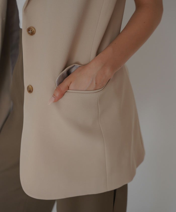 オーバー ショルダー ジレ KINO THE KEI 全3色｜ktk231-0104【1】