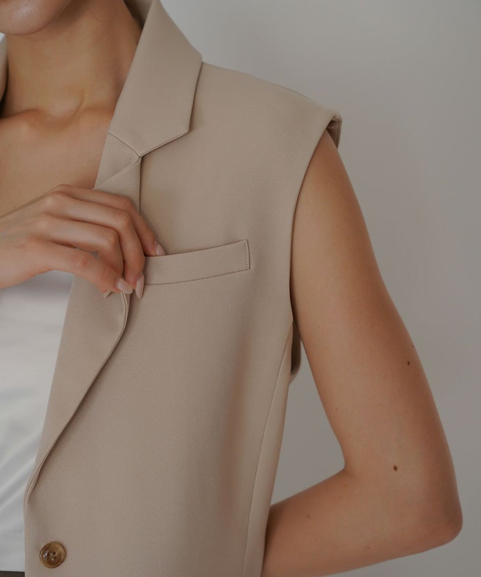 オーバー ショルダー ジレ KINO THE KEI 全3色｜ktk231-0104【1】