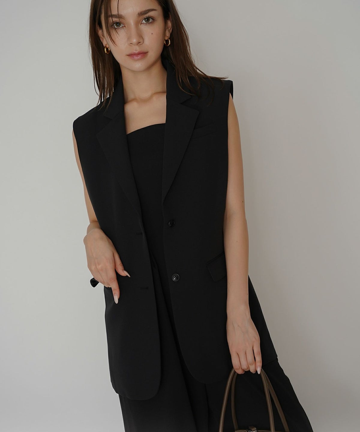 オーバー ショルダー ジレ KINO THE KEI 全3色｜ktk231-0104【1】