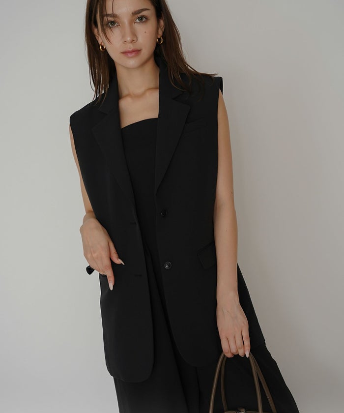 オーバー ショルダー ジレ KINO THE KEI 全3色｜ktk231-0104【1】