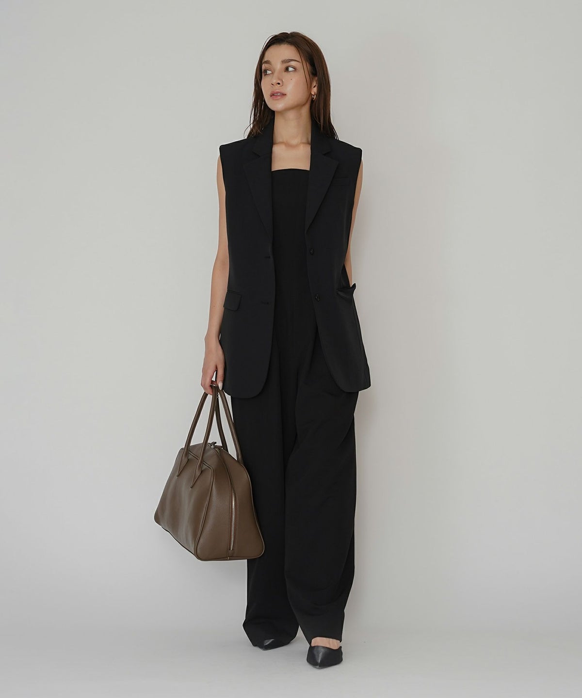 オーバー ショルダー ジレ KINO THE KEI 全3色｜ktk231-0104【1】