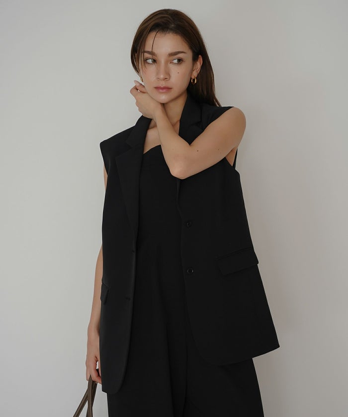 オーバー ショルダー ジレ KINO THE KEI 全3色｜ktk231-0104【1】