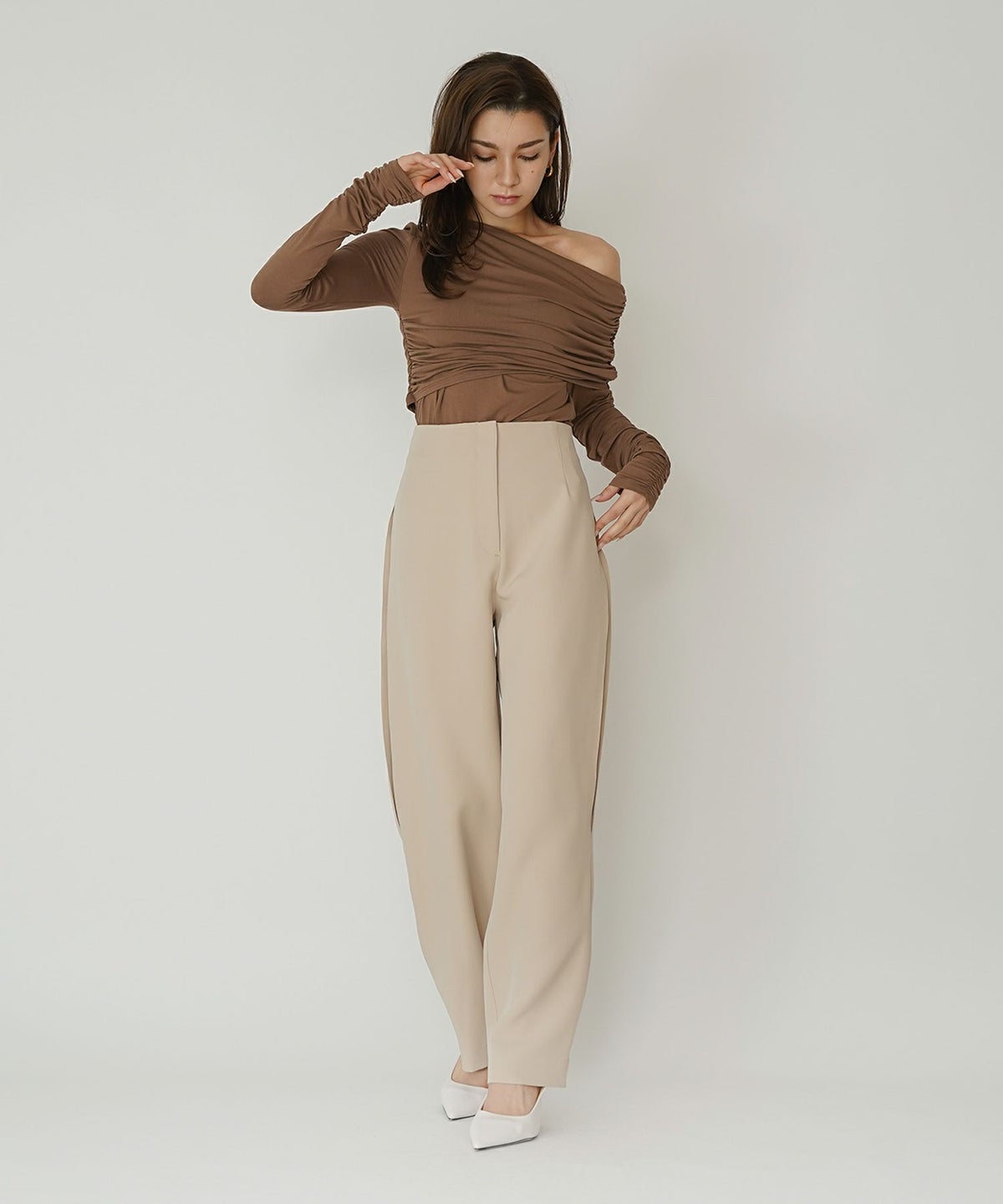 サイド タック カーブ パンツ KINO THE KEI 全3色｜ktk731-0107【1】