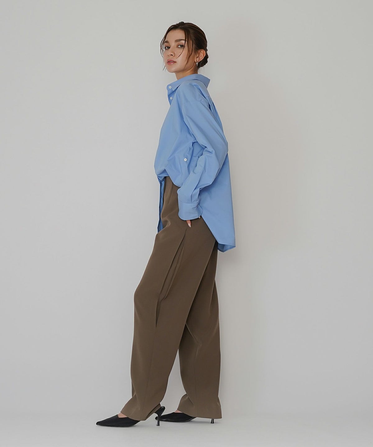 サイド タック カーブ パンツ KINO THE KEI 全3色｜ktk731-0107【1】