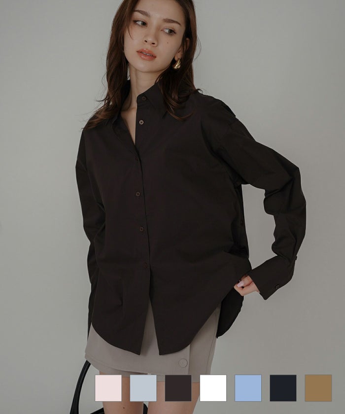 エレガント モード 変形 ブラウス シャツ 3way ドレープ ビックシルエット ワイドシャツ KINO THE KEI ラップ ウエスト 3WAY シャツ KINO THE KEI