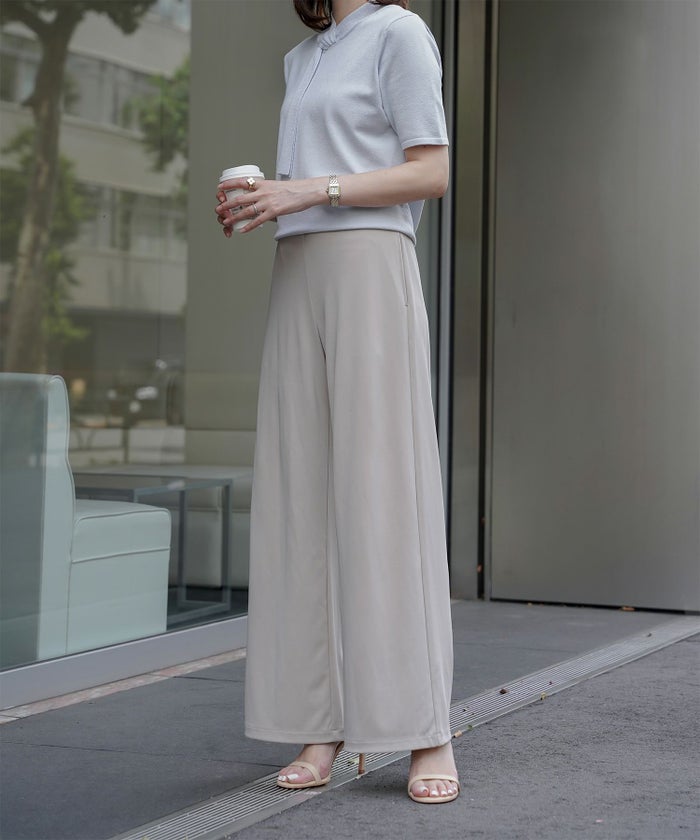 ニュアンス ボウタイ ニット レディース トップス プルオーバー サマーニット ラメ 半袖 きれいめ 上品 洗える