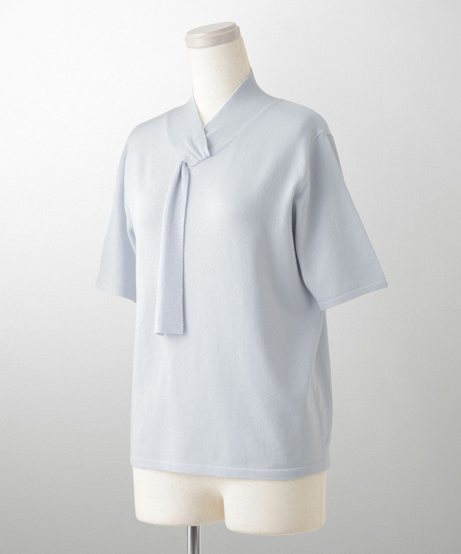 ニュアンス ボウタイ ニット トップス HUIT 全4色｜hit431-0287【1