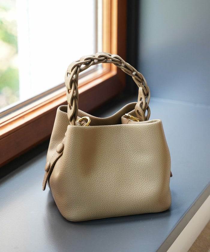 レディース バッグ きれいめ ショルダー 2way 合皮 アイボリー/エトープ/ピンク/ピスタチオ/ブラック/フリー