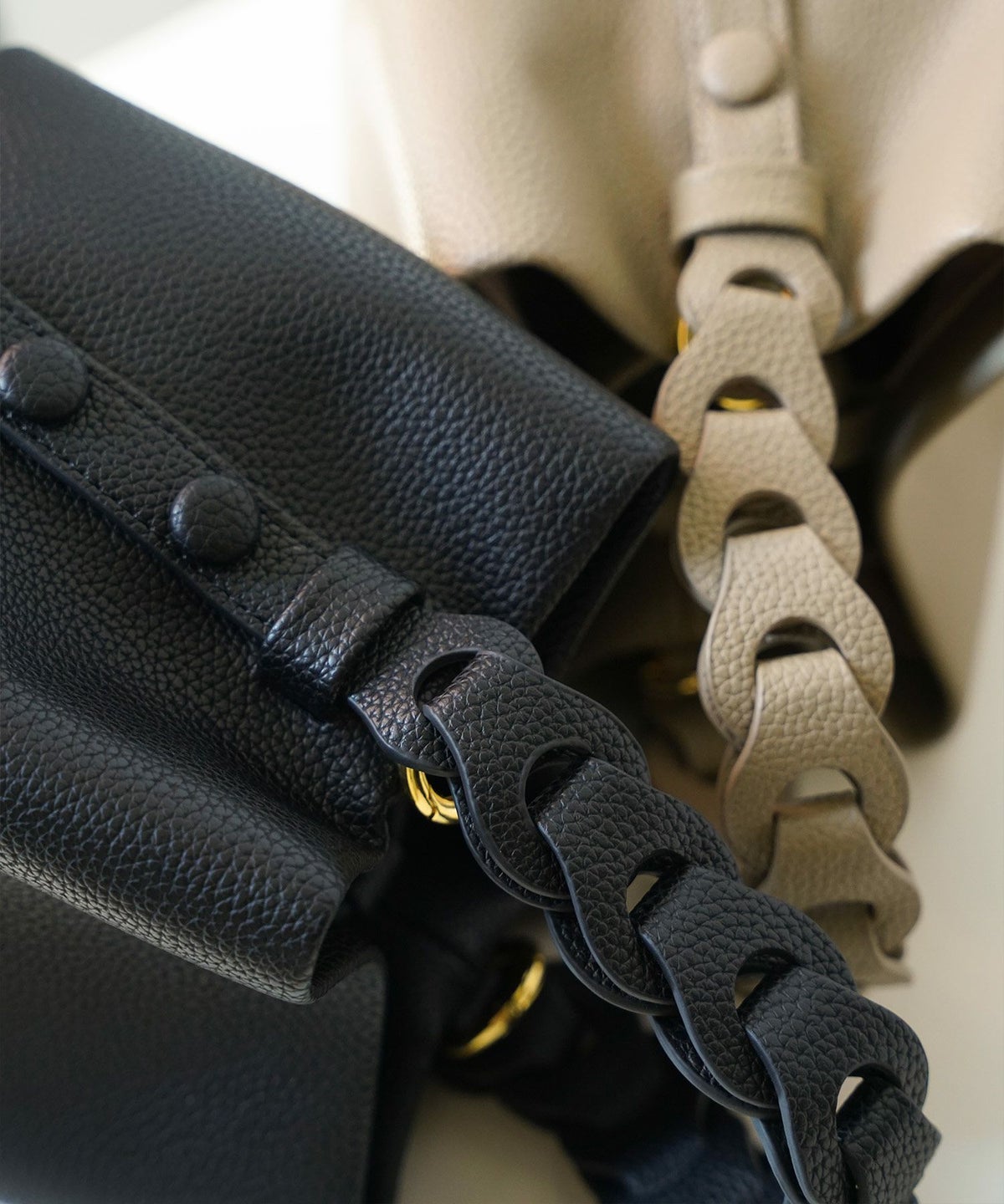 レディース バッグ きれいめ ショルダー 2way 合皮 アイボリー/エトープ/ピンク/ピスタチオ/ブラック/フリー