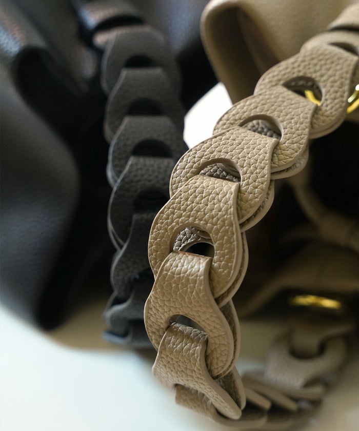 レディース バッグ きれいめ ショルダー 2way 合皮 アイボリー/エトープ/ピンク/ピスタチオ/ブラック/フリー