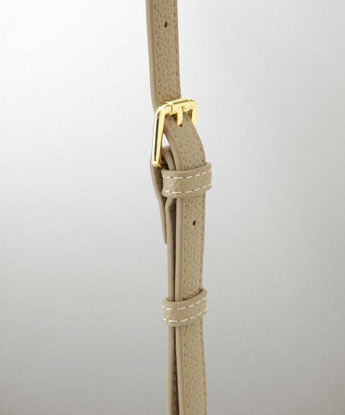 レディース バッグ きれいめ ショルダー 2way 合皮 アイボリー/エトープ/ピンク/ピスタチオ/ブラック/フリー