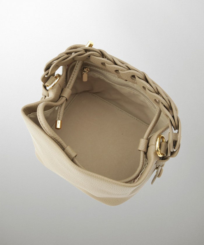 レディース バッグ きれいめ ショルダー 2way 合皮 アイボリー/エトープ/ピンク/ピスタチオ/ブラック/フリー