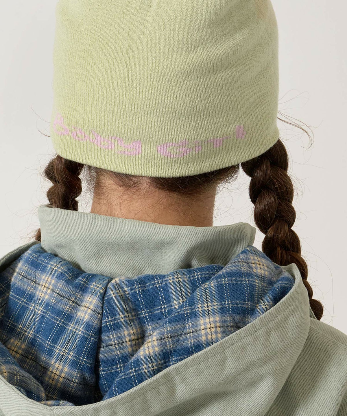 ビーニー/ステッチ/グレー