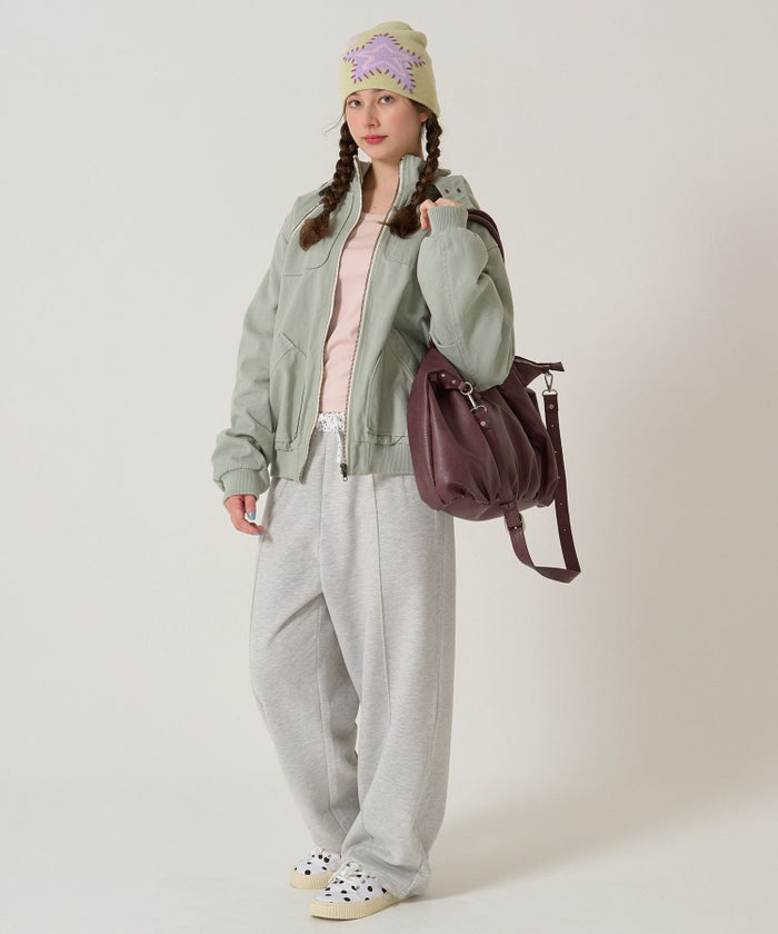 ビーニー/ハート/ネイビー