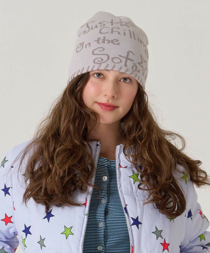 ビーニー/ハート/ネイビー