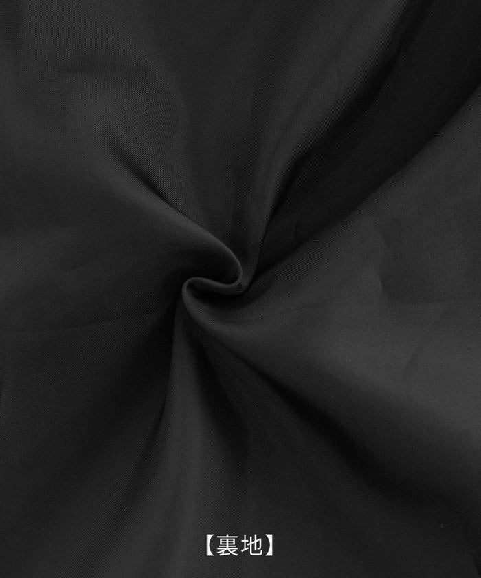 手洗い可 レディース ロング 大人 長袖 フレア 異素材切り替え きれいめ オフィス 秋冬 春 かわいい ジョイントスペース