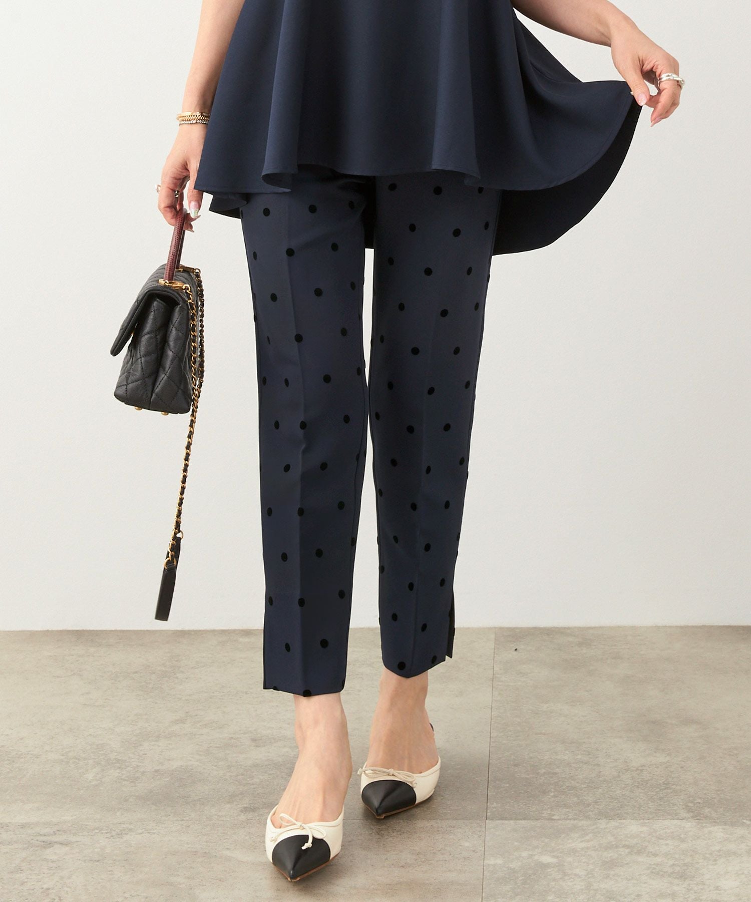 後ろ２段 ペプラム ジャケット Liala×PG