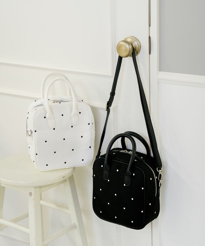 サブバッグ華やか上品きれいめ可愛い柄ショルダーバッグジョイントスペース