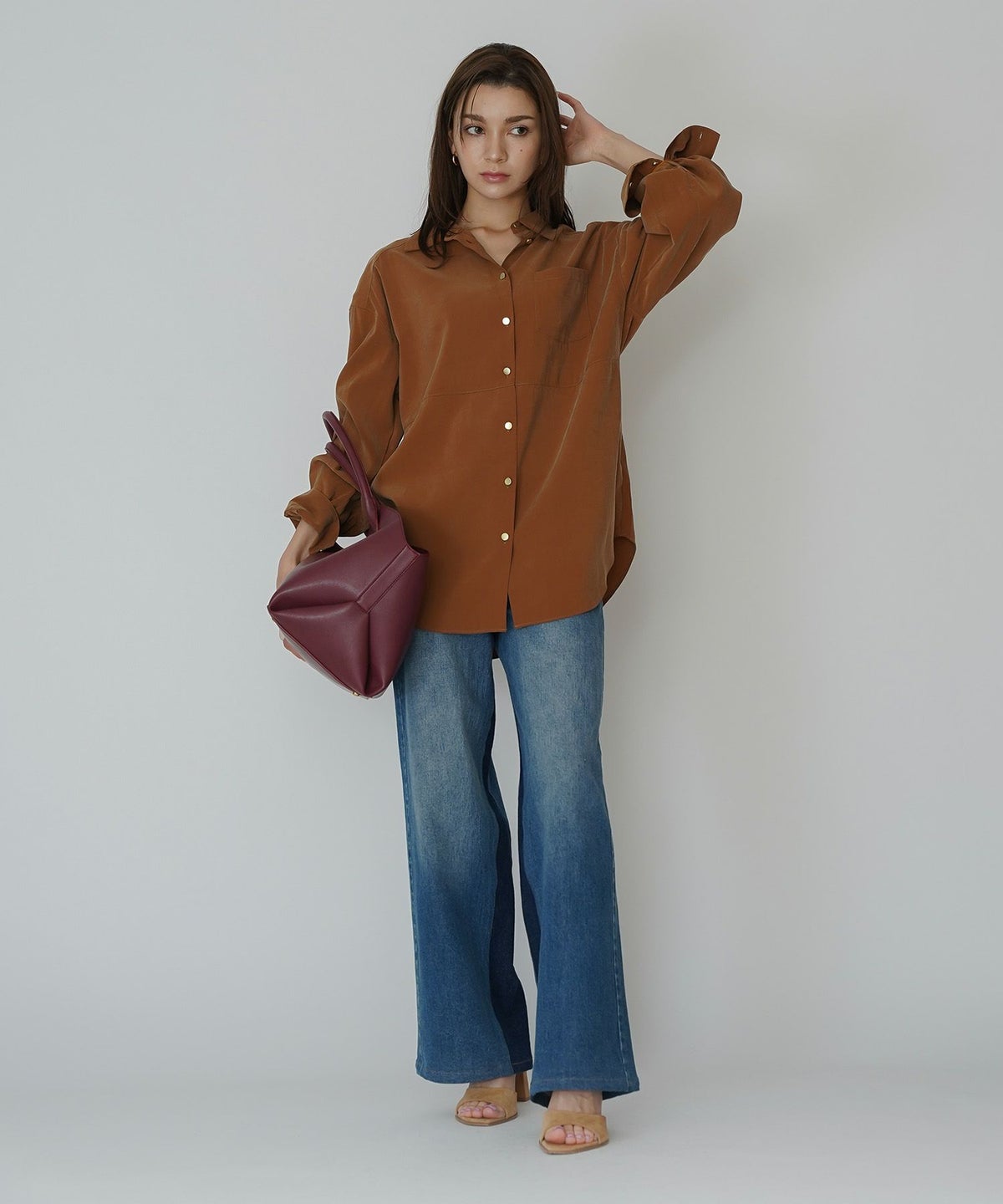 リヨセル シャツ ジャケット KINO THE KEI 全3色｜ktk831-0103【1】