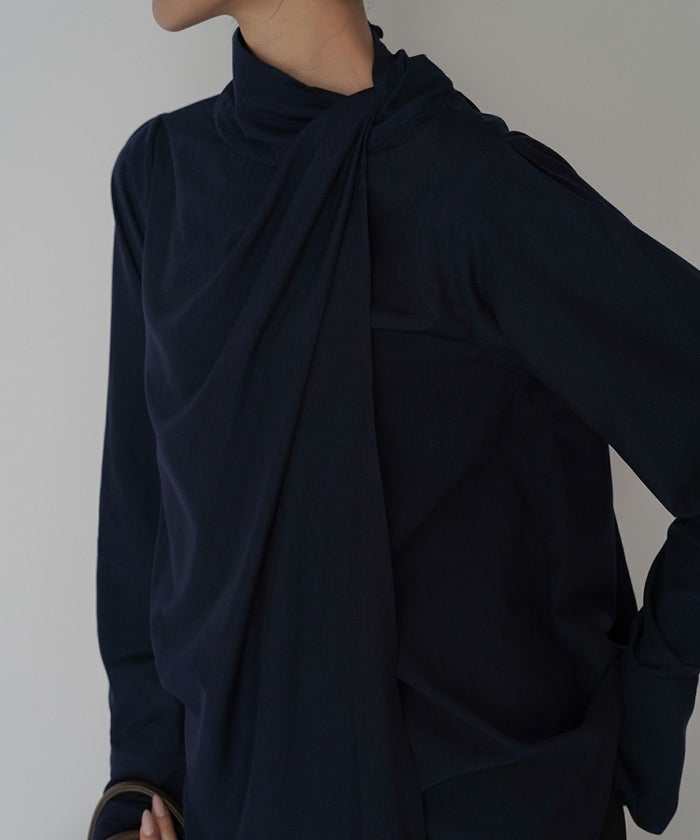 ドレープ ボウタイ 2WAY ブラウス KINO THE KEI 全3色｜ktk831-0105【1】