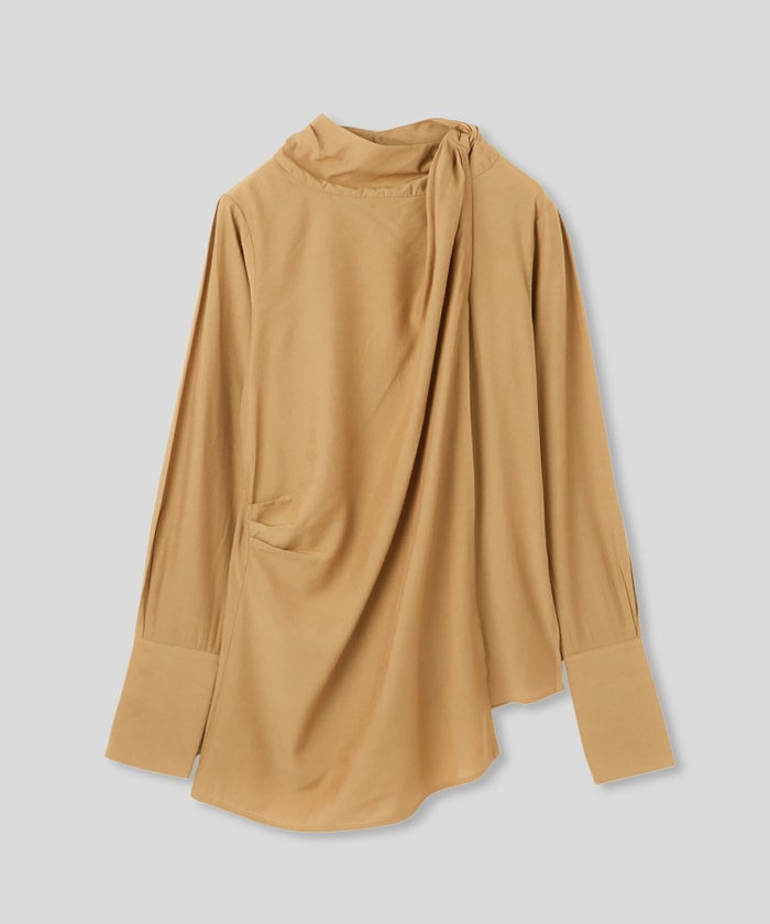 ドレープ ボウタイ 2WAY ブラウス KINO THE KEI 全3色｜ktk831-0105【1】