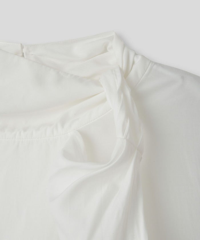 ドレープ ボウタイ 2WAY ブラウス KINO THE KEI 全3色｜ktk831-0105【1】