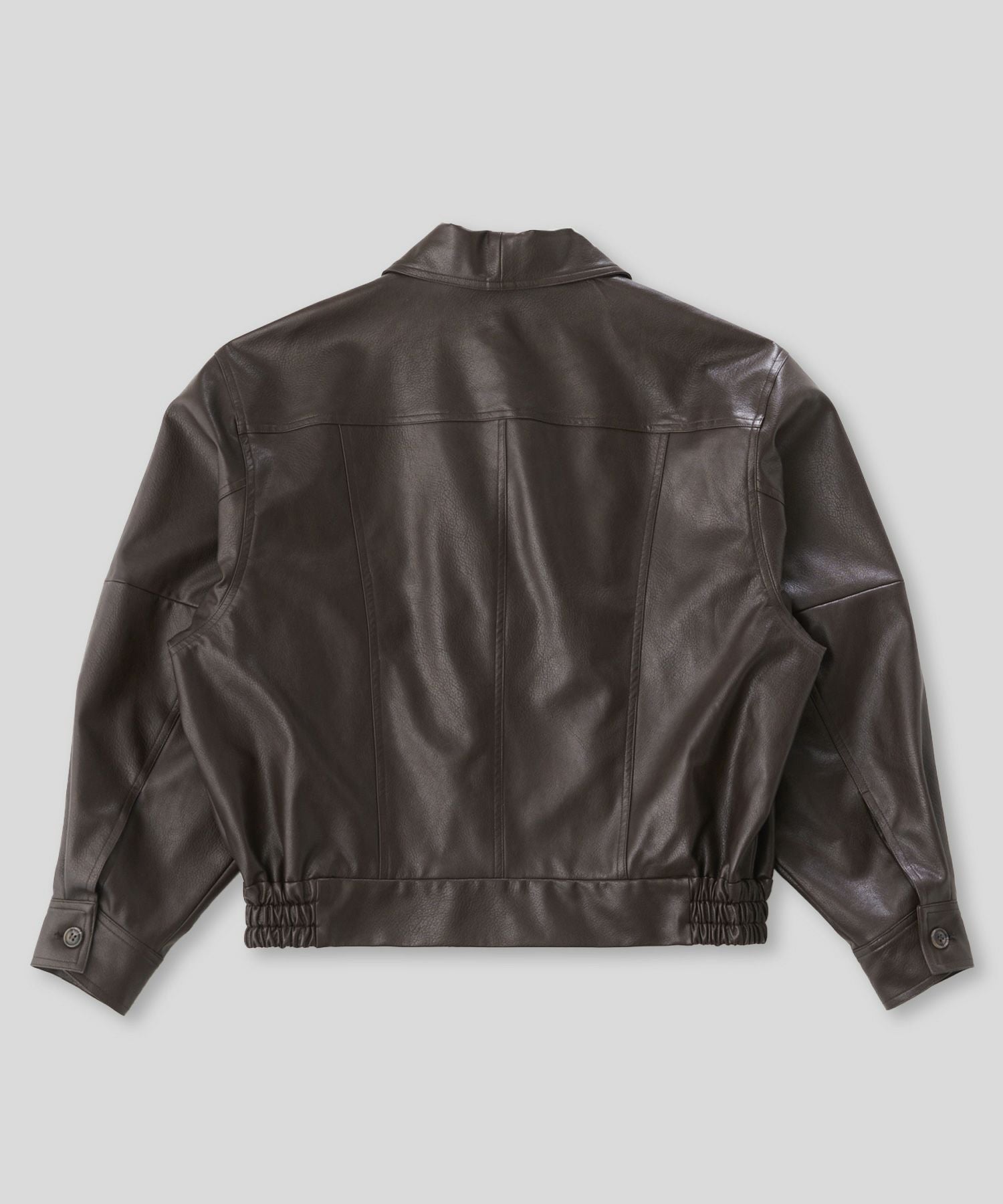 ショールカラー レザー ブルゾン KINO THE KEI 全2色｜ktk131-0118【2