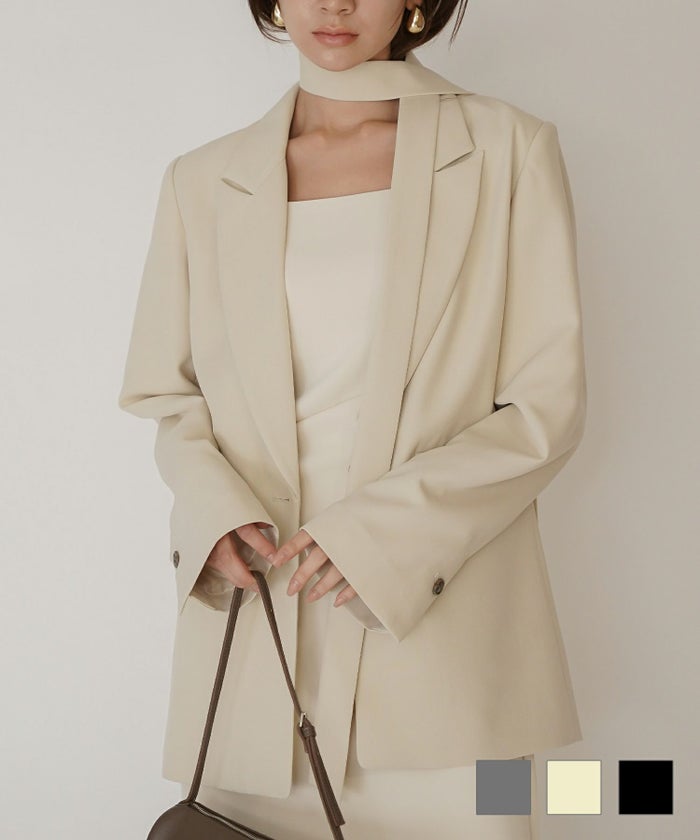 ベルテッド オーバー サイズ ジャケット KINO THE KEI