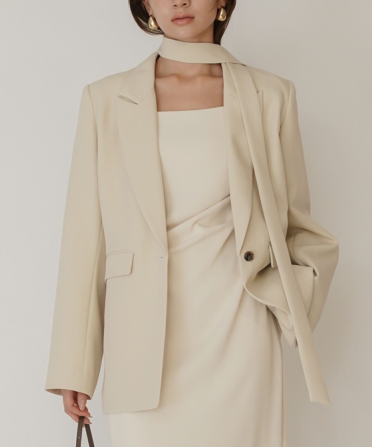 ベルテッド オーバー サイズ ジャケット KINO THE KEI 全3色｜ktk231