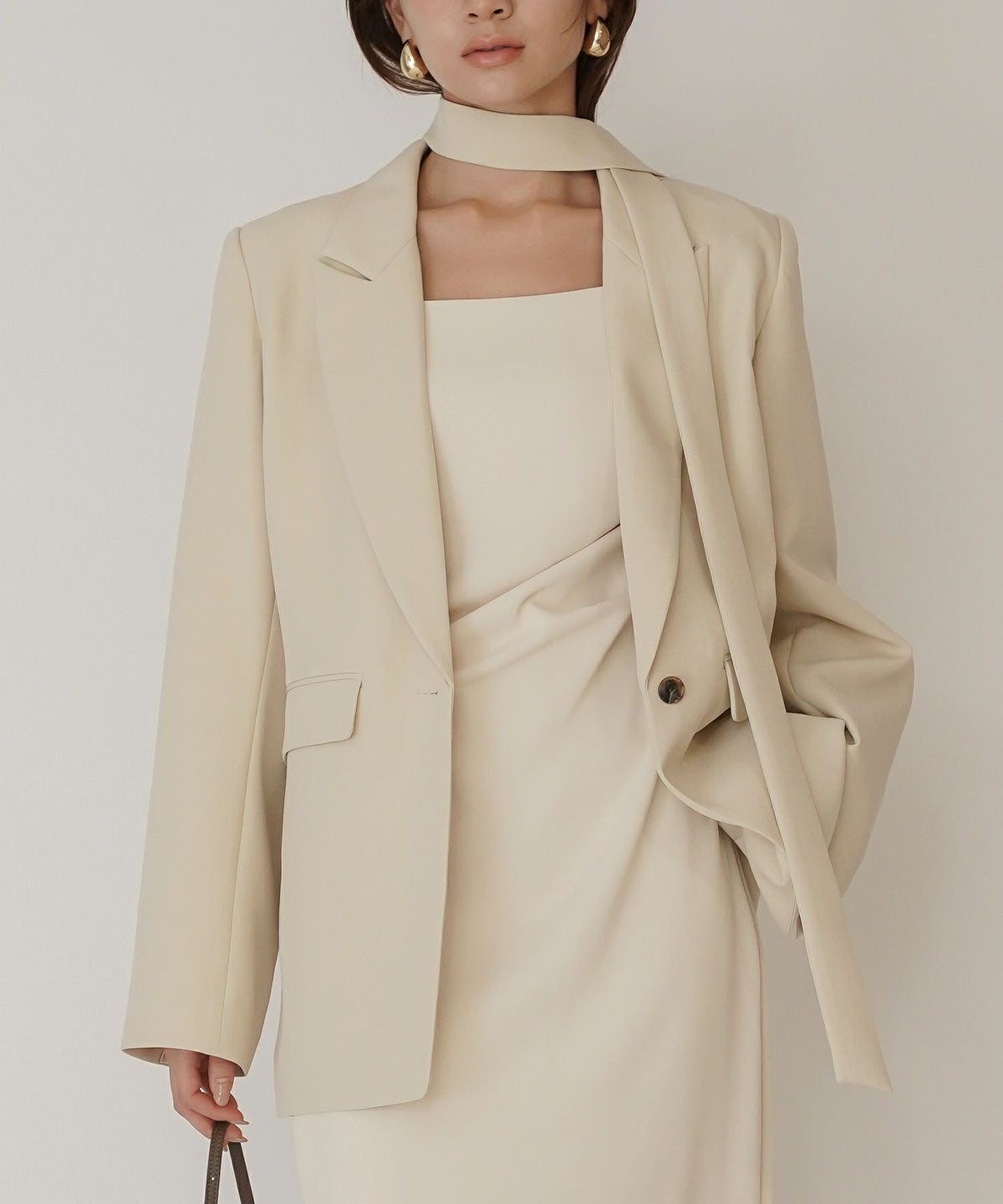 ビックシルエット オーバーショルダー オーバーサイズ テーラード ダブルジャケット セットアップ 80年代 80's KINO THE KEI