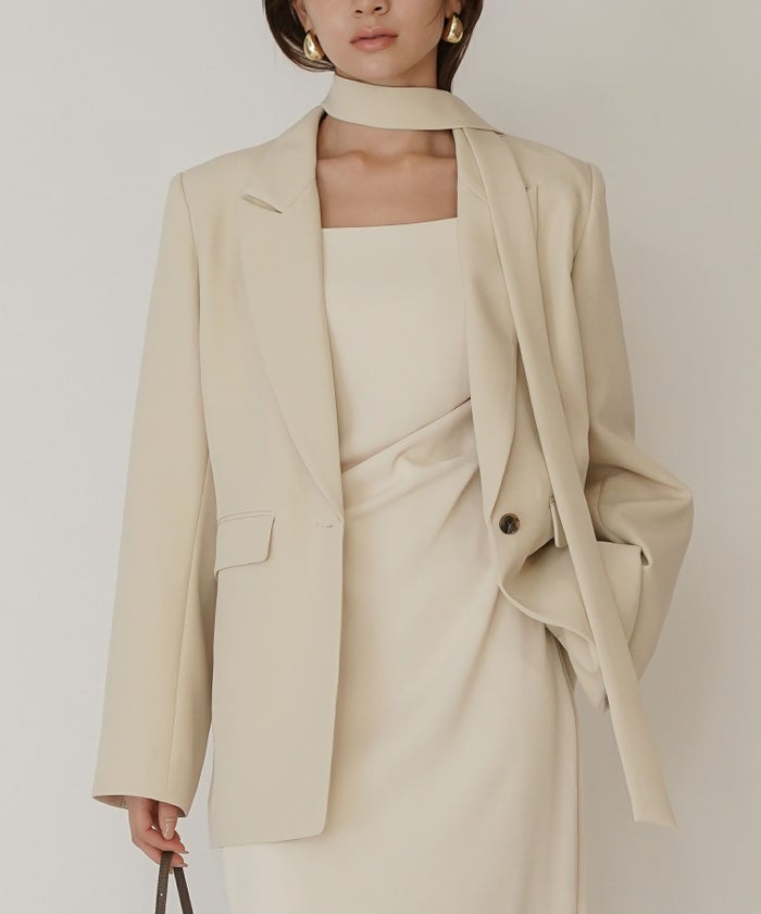 ビックシルエット オーバーショルダー オーバーサイズ テーラード ダブルジャケット セットアップ 80年代 80's KINO THE KEI