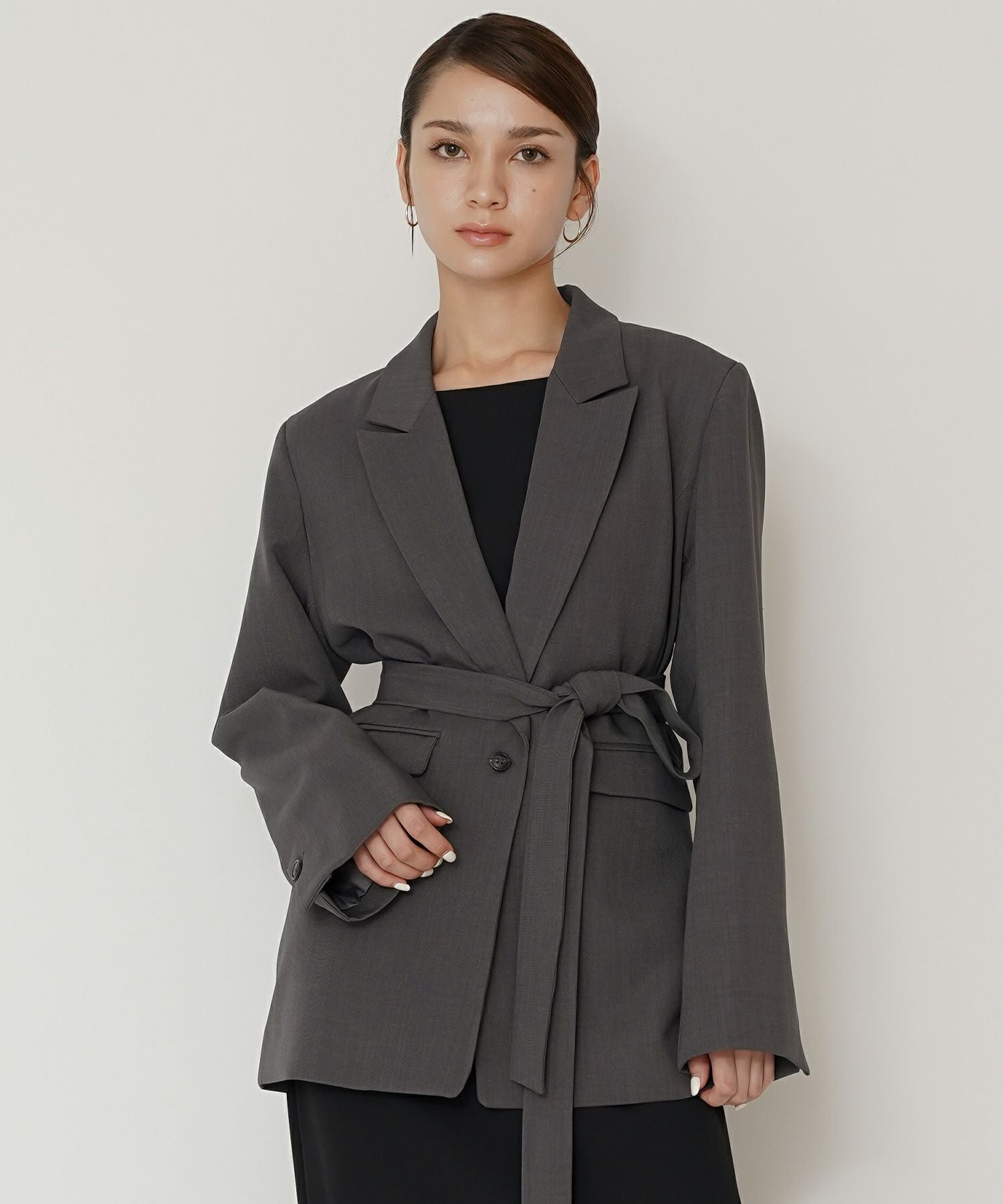 TIMESALE ベルテッド オーバー サイズ ジャケット KINO THE KEI 全3色