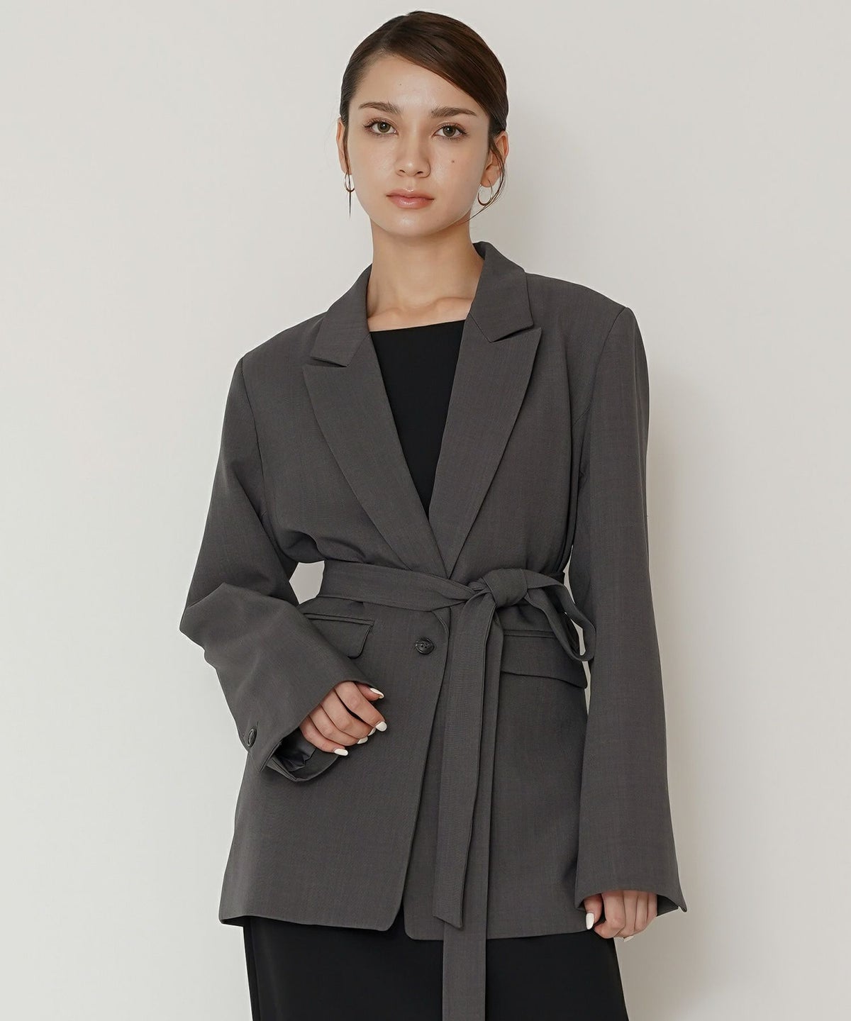 ビックシルエット オーバーショルダー オーバーサイズ テーラード ダブルジャケット セットアップ 80年代 80's KINO THE KEI